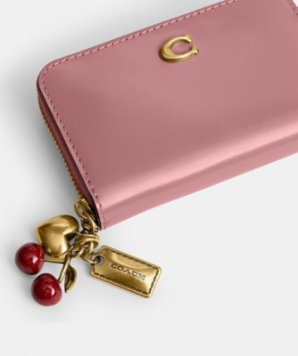 エッセンシャル スモール ジップ アラウンド カード ケース・チャーム